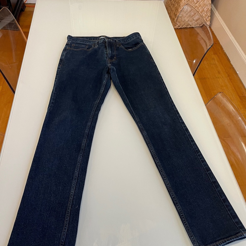 Old Navy Straight Flex Jeans Men’s – Dark Blue 30x34